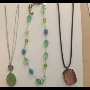 Beaded and pendant necklaces